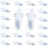 20 PCS Shutter Repair Plantation Shutter Replacement Parts Shutter pins Replacement Plantation Shutter Repair kit Pins, Plastic Spring...
