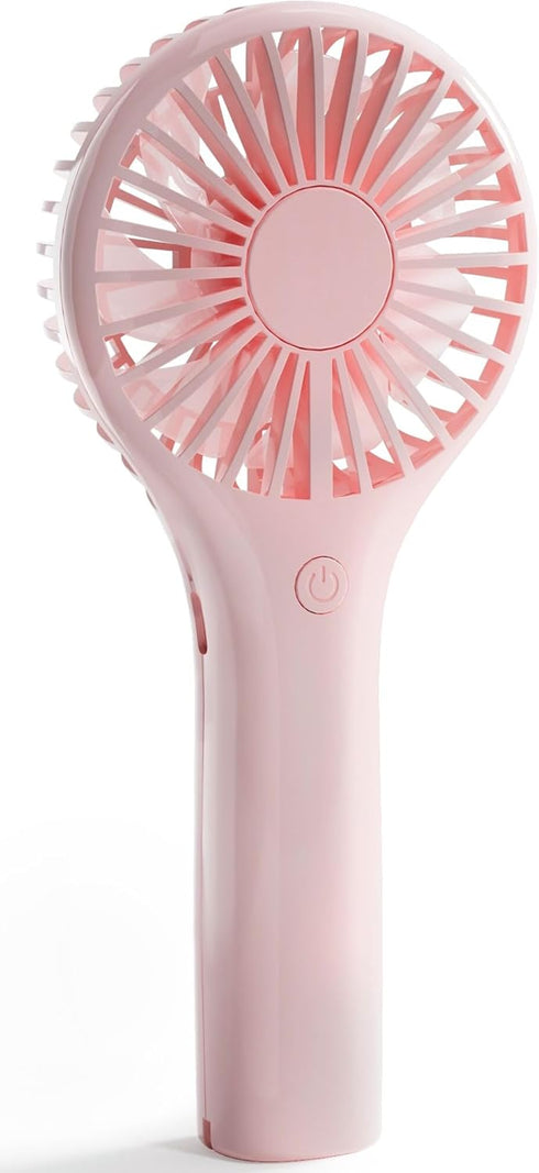 Handheld Fan, Portable Fan Mini Fan Powerful Hand Fan with 3 Speeds, USB Rechargeable Personal Fan, Makeup Lash Fan for Stylish Girls, Cute Small ...