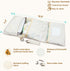 Baby Bag Organizer, Portable Baby Stroller Mini Diaper Bag Handbag Travel Set with, Quilted Baby Bag with Stroller Straps and Foldable Newborn Bab...