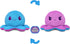 TeeTurtle Plushiverse - 4" Reversible Octopus Plushie - Purple and Blue - Cute Kawaii Soft Stuffed Animal...