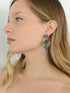 Mariell Vintage Black and Grey Crystal & CZ Chandelier Dangle Earrings for Fashion, Prom, Bridesmaids...