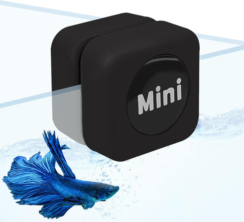 Aquarium Magnet Glass Cleaner, Magnetic Algaes Scrapers for 1/4 Inch Thick Small Glass Fish Tanks, Mini Cleaning Brush Scratch-Free Non-Slip Glass...