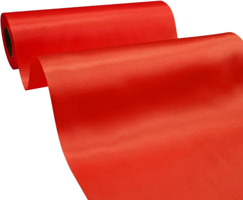 Wide Red Satin Ribbon 10 Inch x 25 Yards Solid Fabric Ribbon for Cutting Ceremony kit Grand Opening Wedding Birthday Party Decoration Bows Chair s...