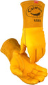 Caiman Premium Top Grain Goatskin MIG Welding Gloves, DuPont Kevlar Stitching, Unlined, 4-inch Gauntlet Cuff, Gold, Large (1869-5)...