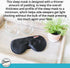 Dream Essentials Ultra Silk 360 Sleep Mask, Mulberry Silk Blindfold Eye Mask with 2 Fully Adjustable Straps, Thin Profile Night Mask Great for Sid...
