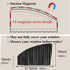 Ovege Car Side Window Sun Shade Car Curtain Pleated Silky Suction Magnetic (Black-Opaque, Front Seat 2pcs)...