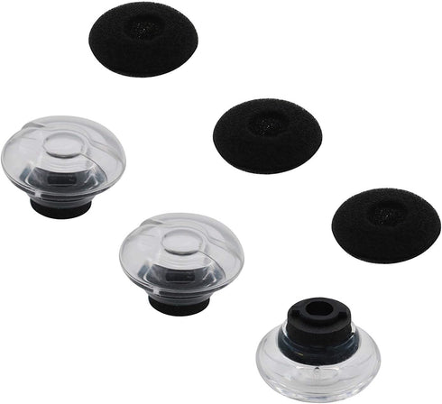 ALXCD Gel Eartips for Voyager Legend Headset, 3 Pcs Soft Gel Ear Tips & 3 Pcs Foam Covers, Fit for Headset Voyager Legend (L)...
