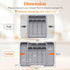 Lifewit Silverware Drawer Organizer, Expandable BPA Free Utensil Tray for Kitchen, Adjustable Flatware and Cutlery Holder for Spoons Forks Knives,...
