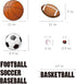 Runtoo Sports Wall Decals Kids Wall Stickers Soccer Baseball Football Hockey Basketball Boys Room Playroom Game Room Nursery Wall Décor...