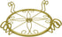 Gold Original Patented Plant Stands for Flower Pot,Round Wrought Iron Flower Planter Pot Stand, Corner Gardening Pumpkin Stand...