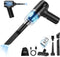 Mini Car Vacuum Cleaner, Handheld Vacuum Cordless,2 in 1 Rechargeable Vacuum Cleaner & Blower,Small Car Vacuum with 6000Pa Suction Power,Dust Bust...