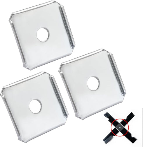 X-Blade Dual Mulching Blade Adapters Replacement Compatible with Standard Commercial Mower, Fits XB2 and XB3(Not Included X-Blades), 2 1/2? Wide, ...