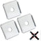 X-Blade Dual Mulching Blade Adapters Replacement Compatible with Standard Commercial Mower, Fits XB2 and XB3(Not Included X-Blades), 2 1/2? Wide, ...