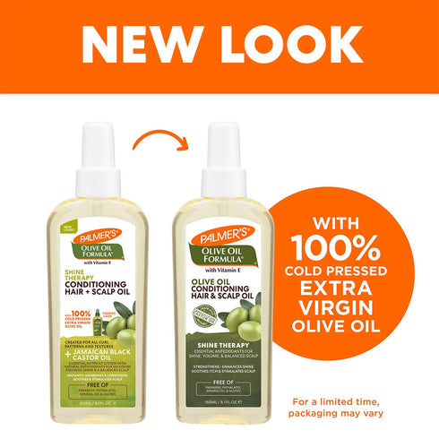 Palmer's Olive Oil Formula Hair Conditioning and Scalp Oil Spray, Hydration and Shine Therapy for Dry or Damaged Hair, Promotes Scalp Health, 5.1 ...