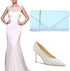 Dexmay Patent Leather Envelope Clutch Purse Shiny Candy Foldover Clutch Evening Bag for Women...