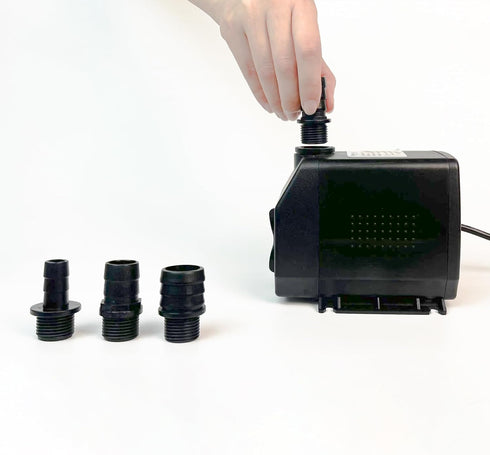 FREESEA Fountain Pump Nozzle Kit: 4 Sizes Replacement Adapters Plastic Water Spary Nozzle...