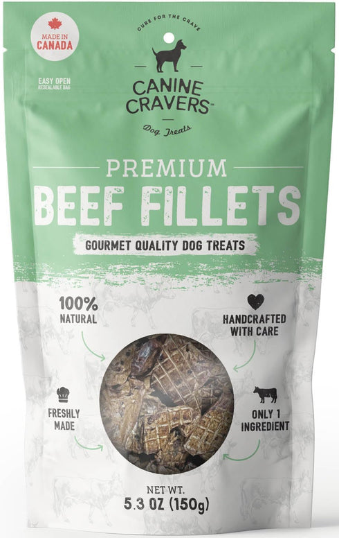 Canine Cravers Single Ingredient Dog Treats – Human Grade Air Dried Hypoallergenic Pet Food – Grain, Gluten, and Soy Free – 100% All Natural (Prem...