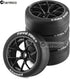 1/10 RC Rally On Road Car Tires and Hard Plastic Wheels Rims Drift Tyres 12mm Hex for 1:10 Scale RC Racing Car Tamiya Traxxas HPI KYOSHO XV02 XV01...