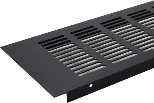 Geesatis 15.7 x 4 inch / 400 x 100 mm Rectangle Shape Mesh Air Vent for Cabinet Shoe Cabinet Hardware Accessories Ventilation Cover, with Mounting...