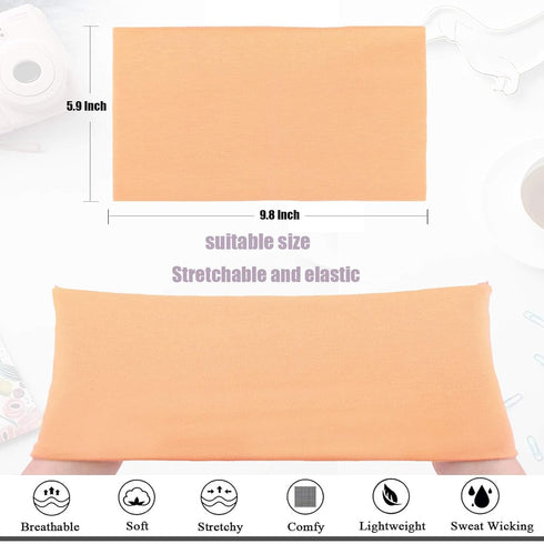 Extra Wide Headbands for Women Head Bands for Women's Hair Band Stretchy Turban Girls Styling Accessories 6 Pack Skincare Headband Sports Headband...