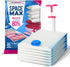 Small 6 Pack | SPACE MAX Premium Space Saver Vacuum Storage Bags - Save 80% More Storage Space - Reusable, Double Zip Seal & Leak Valve, Includes ...