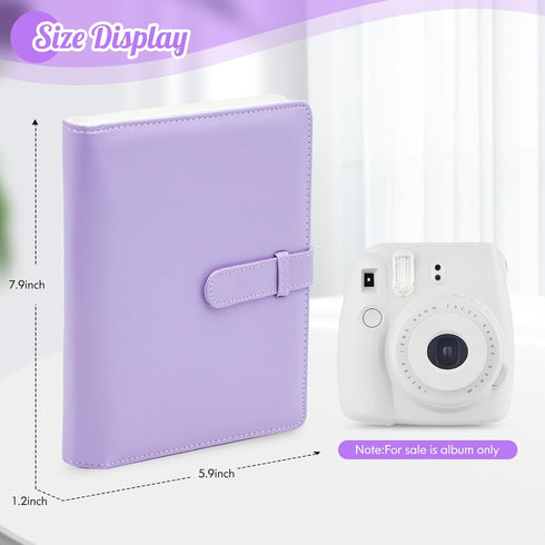 Ablus 256 Pockets Photo Album for Polaroid Snap SnapTouch Zip Mint Cameras Printers, Fujifilm Instax Mini 11 90 9 8+ 8 7S 70 50S 26 25 LiPlay Inst...
