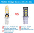 PYJR T10 Wedge Base Led Bulbs 12v Low Voltage Landscape, Ac/Dc 12V, 2W 200Lm, 3000K Warm White, for Landscape Pathway Lighting, Deck Stair, Step, ...