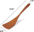 Wooden Spatula Long Handle Acacia Wood, Flat Wok Spatula for Nonstick Cookware and Kitchen Cooking...