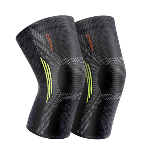 Knee Brace for Women & Men - UFITVELL 2 Packs knee compression sleeve for Knee Pain, Ideal for Gym, Running, Basketball, volleyball, Yoga, Support...