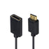 Duttek Mini HDMI to HDMI Cable, HDMI to Mini HDMI Coiled Cable, Mini HDMI Male to HDMI Female Adapter Cable Support 1080P Full HD, 3D, for Camera,...
