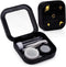 Contact Lens Case, Cute Stars Moon Contact Holder Cases Kit with Lenses Remover Tool Tweezers Mirror Solution Bottle Portable Contacts Container S...