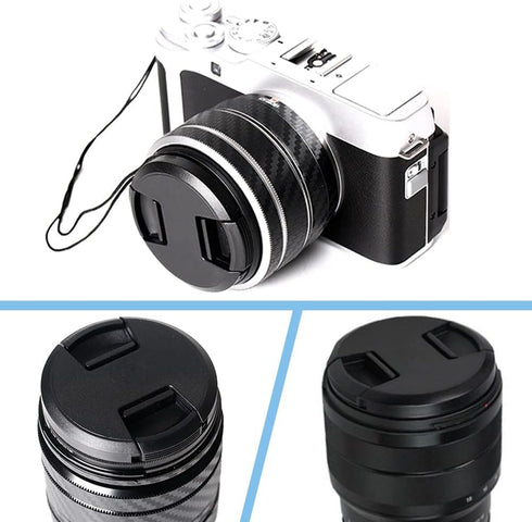 55mm Snap-On Lens Cap for Sony E f/3.5-5.6 18-135 OSS Lens for Sony Alpha a6600 a6400, Fire-Rock Lens Cover for Sony FE 28-70mm f/3.5-5.6 OSS Lens...