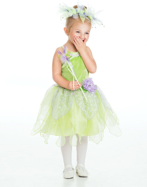 Little Adventures Fairy Halo & Wand Child Accessory Set - Green (Tinkerbell) …...