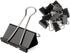 ZZTX Black Binder Clips Paper Clamps Clips Small Size, 1.0 Inches, 36 Pack...