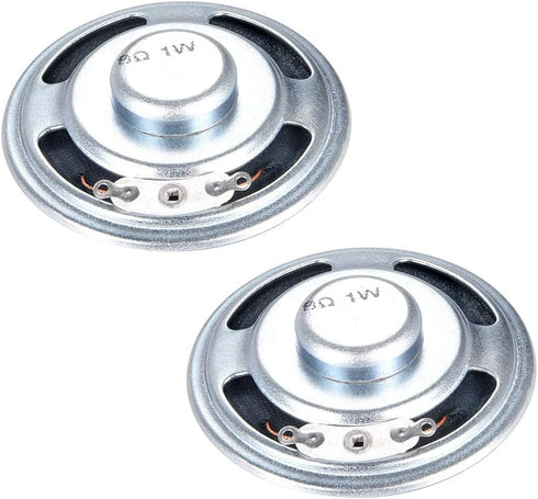 uxcell 1W 8 Ohm DIY Speaker 50mm Round Shape Replacement Loudspeaker 2pcs...
