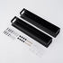 KES Spice Rack Organizer Kitchen Spice Rack Seasoning Organizer 16 Inch Aluminum Spice Holder Wall Mount Anodized Black 2 Pack, KSR401S40-BK-P2...