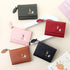 Wallet For Women Girl, Tri-Folded Wallet Cash Pocket With Id Window, Slim Trifold Credit Card Holder Minimalist Coin Pocket(wine red)...