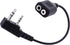 Arrowmax ACDM1-K2 M1 to K1 Adapter Cable Connector Compatible with BaoFeng BTECH UV-5R UV-5RA UV-5RE UV-5R3 BF-F8HP UV-82HP Kenwood 2-PIN Radios N...