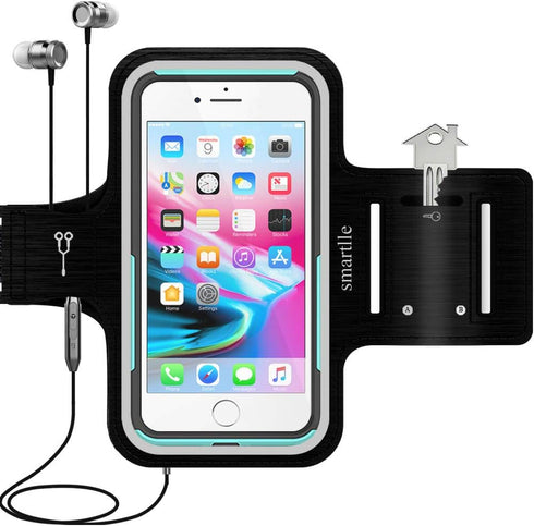 Arm Phone Holder for Running, Armband Cellphone for iPhone 15 14 13 12 11 Pro Max/XR/8 7 6s Plus, for Galaxy A/S/Note Up to 6.9’’, for Exercise Gy...