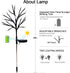 Solar Flowers Lights Garden Decor, Solar Garden Lights Outdoor Decorative,2Pack 40LED Solar Lights Outdoor Garden Waterproof Fairy Lights for Outs...