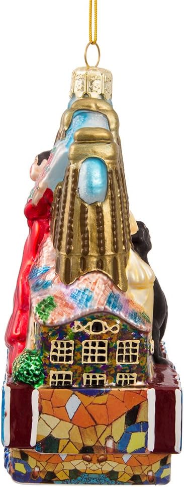 Kurt S. Adler Kurt Adler Barcelona Glass Ornament for Christmas...
