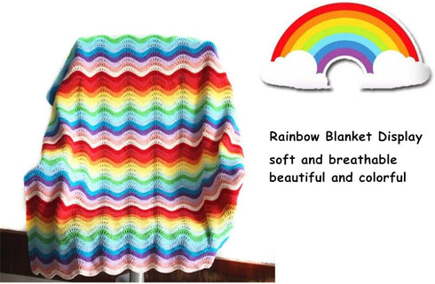 Acrylic & Cotton Blended Knitting and Crochet Yarn Soft Medium Yarn, Breathable and Skin Friendly for Baby Garments, Scarves, Hats, and Craft Proj...