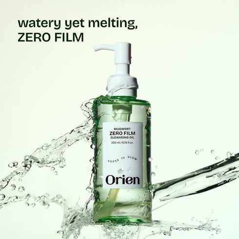 Orien Mugwort Zero Film Cleansing Oil 6.76 fl.oz. 200ml ?Daily Makeup Blackhead Removal No pore clogging Korean skincare double cleansing...
