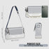 Evening Y2k Silver Hobo Purse Women Sparkly Silver Purse Satchel Metallic Tote Handbag Clutch Shoulder Bag 2024...