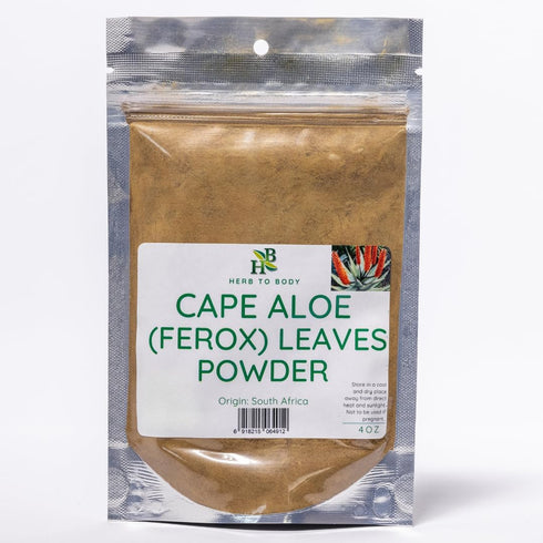 Cape Aloe (Ferox) Leaves Powder 4oz | Gentle and Effective Herbal Laxative Blend...