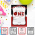 Red Ladybug First Birthday Party Invitations for Girls, 20 5x7 Fill In Cards with Twenty White Envelopes by AmandaCreation...