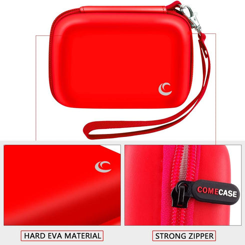 Carrying & Protective Case for Digital Camera, AbergBest 21 Mega Pixels 2.7" LCD Rechargeable HD/Kodak Pixpro/Canon PowerShot ELPH 180/190 / Sony ...