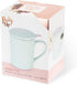 Pinky Up Annette Ceramic Tea Mug and Loose Leaf Tea Infuser, Loose Leaf Tea Accessories, Tea Tumbler Cup, Mint, 12 oz...