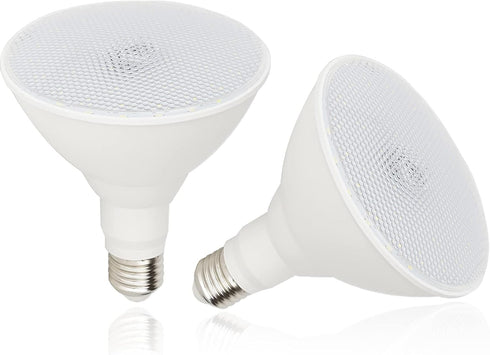 Radar Motion Sensor Outdoor Flood Light Bulbs, Dusk to Dawn LED Security Light E26 Base PAR38 Motion Activated 5000K Daylight, 15W(100-Watt Replac...