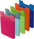 Sinjimoru Basic Cell Phone Wallet Stick on, Card Holder for Back of Phone Working as Adhesive Stretchy iPhone Wallet. Sinji Pouch Basic 2 Black 3 ...